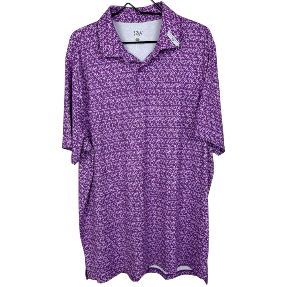 1764 Gear Up Purple Men’s XL Golf Polo NWOT